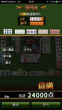 麻雀についてです 今回も初心者地味た質問です 上がる時に満貫 Yahoo 知恵袋