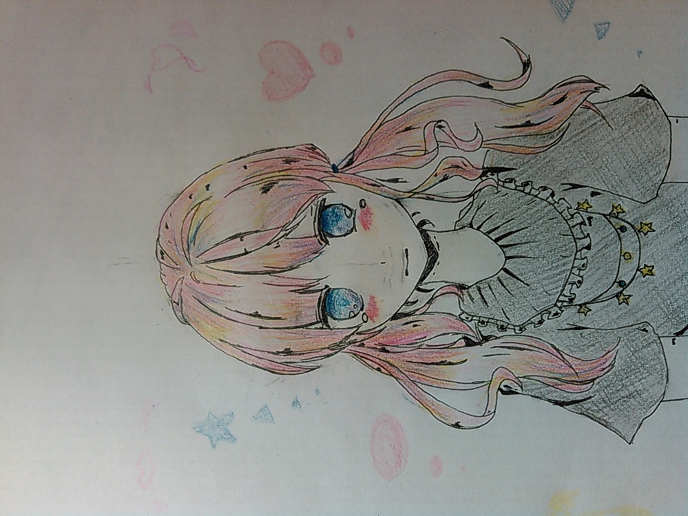 小学1年生の妹が描いた絵です。 - 友達にうまいと言われるそ