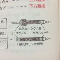 塩化カルシウム管が丸く膨らんでいる理由を教えてください 水分を Yahoo 知恵袋