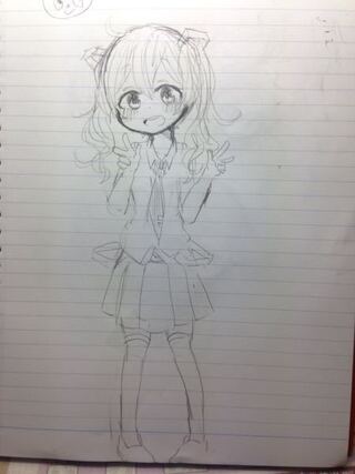 イラスト評価お願いします 初音ミク描いたつもりです 悪いところなどアド Yahoo 知恵袋