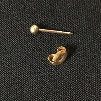 ファーストピアスを開けて1ヶ月が経ったので外してみることにしました そしたら Yahoo 知恵袋