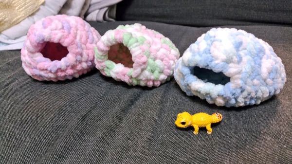 小動物用の小型ちぐらを作りたいと思っています。 - 編み物初心者です