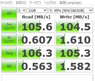 Windows10でusb3 0にて２tbの外付けhddの速度が遅 Yahoo 知恵袋