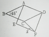 数学２年図形の問題です 四角形abcdは菱形 四角形aef Yahoo 知恵袋