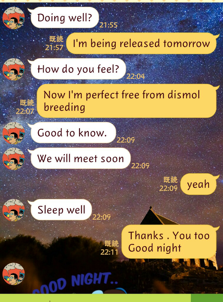 この会話の中の Goodtoknow の意味を教えていただけませんか Yahoo 知恵袋