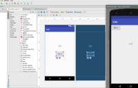 Androidstudioでアプリを実行するとボタンが端に寄ってしまう 題 Yahoo 知恵袋