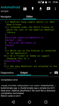 Androidアプリ Arduinodroidについて質問です 最近 ネオ Yahoo 知恵袋