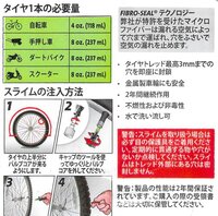 空気 が 入ら ない 自転車 パンク 防止 剤