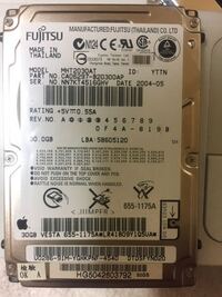 Ibookg4のhdd交換をしようと思っています分解はなんとかでき Yahoo 知恵袋