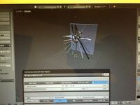 blenderのcell fractureについてです。 チュートリアルの通りにcell fractureを使用しても下の画像のように線状の物体と元の形のままの物体が出来上がってしまいます。
どうすれば綺麗に砕いてくれますか？

もう一つポイントソースのグリースペンシル以外の四つの違いがわかりません。

超初心者なのでお手柔らかにお願いします。