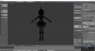 Blenderでmmdモデルを読み込むと 色が消えてしまします Mmd Yahoo 知恵袋