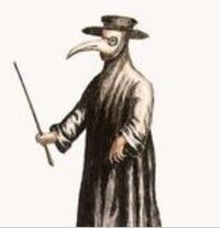 このイラストは何のイラストですか ペスト感染者を扱う医者の被っていたマ Yahoo 知恵袋
