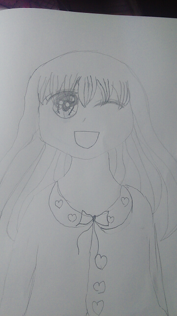 小学1年生の妹が描いた絵です。 - 友達にうまいと言われるそ