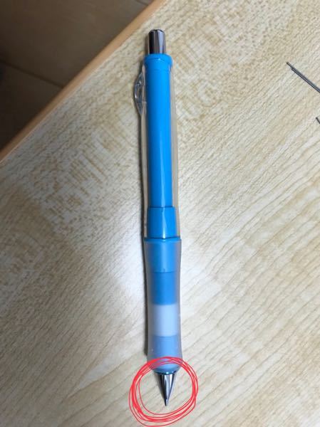 シャーペン壊れかけ 至急】シャーペンが壊れてしまいました．．．先端にシャー芯が詰まっ