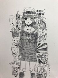 中学二年生です もしよければイラスト アナログなのですが 評価をください Yahoo 知恵袋