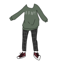 この絵の服ダサいですか 友達にランニングしてるおばさんみたいと言わ Yahoo 知恵袋