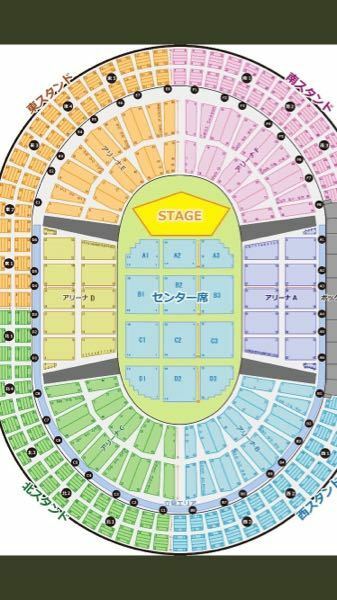 横浜アリーナの座席表なのですが、小さく書いてある数字が被っていたりするのはな... - Yahoo!知恵袋