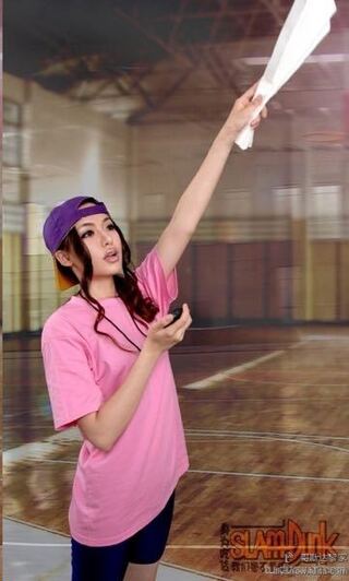 この人の名前を教えてください スラムダンクの彩子のコスプレを Yahoo 知恵袋