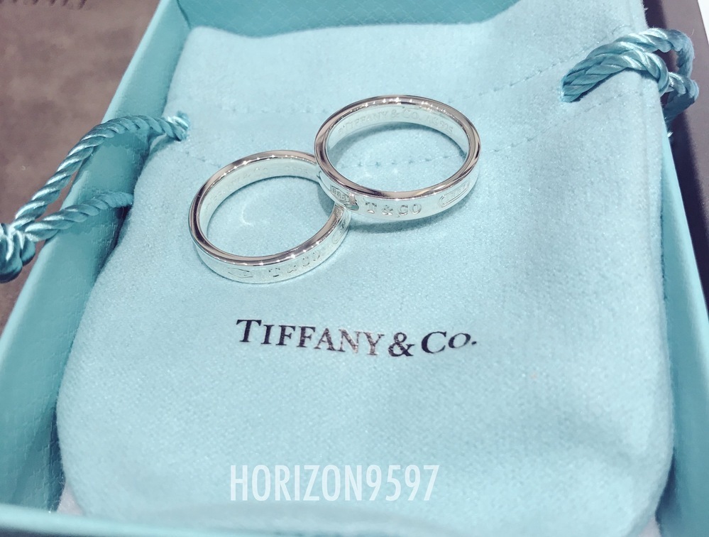 テテ &グク着用 TIFFANY&Co. 1837 ペアリング - リング