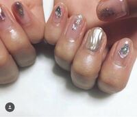 この中指のネイルデザインの名前ったなんですか ウェーブミラー Yahoo 知恵袋