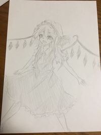 イラストの評価お願い致します 東方のフランちゃんを描いてみま Yahoo 知恵袋