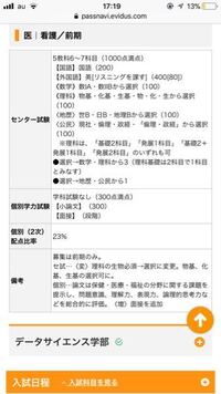 横浜市立大学の看護学科のセンター科目の事なのですが 文系で化学基礎 Yahoo 知恵袋