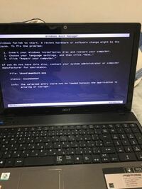 パソコンを起動したら黒い画面で白い英語が出てきますrebootandse Yahoo 知恵袋