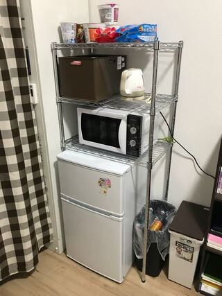 ニトリで3段のスチールラックを買って冷蔵庫ラック代わりに使ってるのですが 一 Yahoo 知恵袋