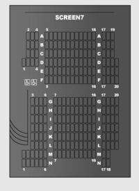 Tohoシネマズの座席表です 黒い部分が埋まってるとこです こんな席の Yahoo 知恵袋
