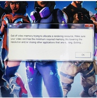 Windows7でフォートナイトを開いたらこうなりました これは何 Yahoo 知恵袋