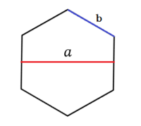 正六角形と定義して 対辺a 10mmとしたときに 一辺bの長さを知りたいです Yahoo 知恵袋