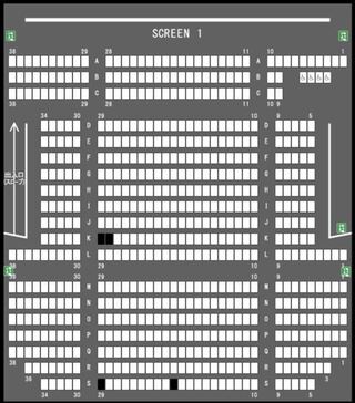 映画の座るポジションについて 海老名のtohoシネマズの座席表 Yahoo 知恵袋