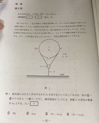熱気球の問題なんですが 画像の問1についてです 答えは2のm0gなんですが Yahoo 知恵袋