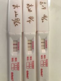 最後高温期22日目に妊娠検査薬しました だんだん確認線が濃く Yahoo 知恵袋