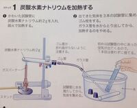 中学二年生の理科についての質問です 炭酸水素ナトリウムの熱分 Yahoo 知恵袋