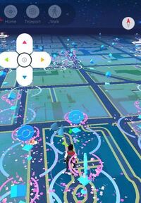 ポケモンgo 私の友人がポケモンgoで下の画像の様なチート 十字キ Yahoo 知恵袋