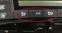 プリウスのエアコンについて質問です 冷暖房のボタンが無いんですが皆さ Yahoo 知恵袋
