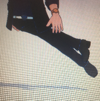 Mmdについての質問です モデルにモーションを流し込んだのですが 腰から下が Yahoo 知恵袋