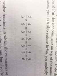 分数同士の掛け算で片方の分子と分母を逆にして計算していますがこのやり方は合っ Yahoo 知恵袋