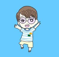 関ジャニ の安田章大くんのちびキャラ描いたんですけど 全く似てません もっと Yahoo 知恵袋