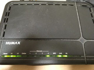 Wifiが繋がりません Jcomのhumaxというモデムをつかって Yahoo 知恵袋