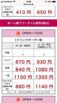 ビックエコーのカラオケなんですけど 土日祝はフリータイムでも3時間しかダメな Yahoo 知恵袋