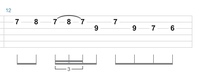 エレキギターの記号なんですが、
この譜面の上カッコの中に数字がある記号は
なんていう記号なんでしょうか？

すみません。
教えてください。 