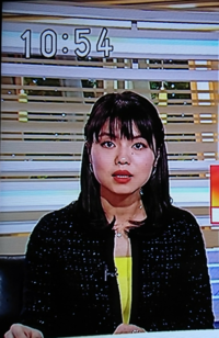 長谷川静香nhkbsアナ白いトップスの為に益々 顔がプッぷぐれ て視えましたか Yahoo 知恵袋