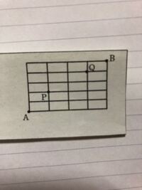 図のa地点からｂ地点までの最短距離の道順を考える 1 道順の総数は何 Yahoo 知恵袋