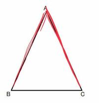 二等辺三角形のこの部分に名前はあるのですか 等しい辺なので Yahoo 知恵袋