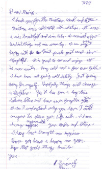 私の友人から来た手紙です 彼の筆記体はとても読み辛いです この筆記体をブロッ Yahoo 知恵袋