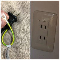 Benqのゲーム用のモニターを買いました 電源コードに必ずアース接続を行って Yahoo 知恵袋