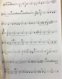 ホルンからアルトサックスへの移調についてです この楽譜のホル Yahoo 知恵袋