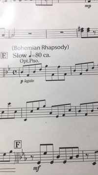 吹奏楽の譜面でoneplayerと書いてあるのですがカッコで Opt Tut Yahoo 知恵袋